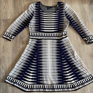 Just Taylor Fit and Flair Sweater Dress